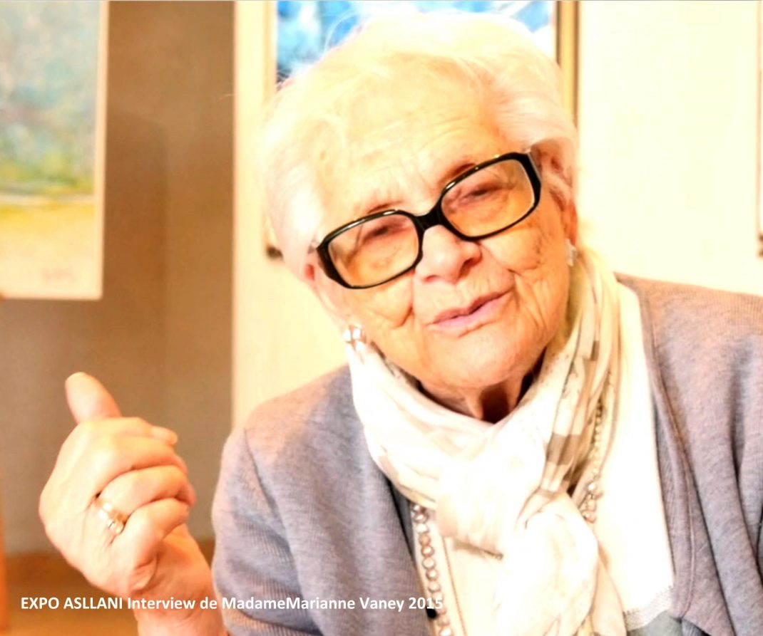 EXPO ASLLANI Interview de MadameMarianne Vaney 2015