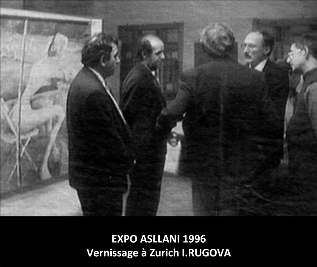 #SAMSamedinASLLANI #ExpoASLLANI Vernissage à Zurich #IbrahimRUGOVA