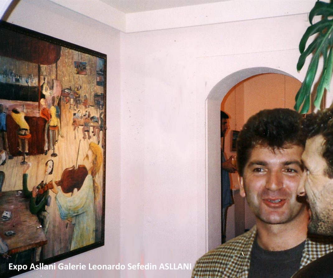 Expo Asllani Galerie Leonardo Sefedin ASLLANI
